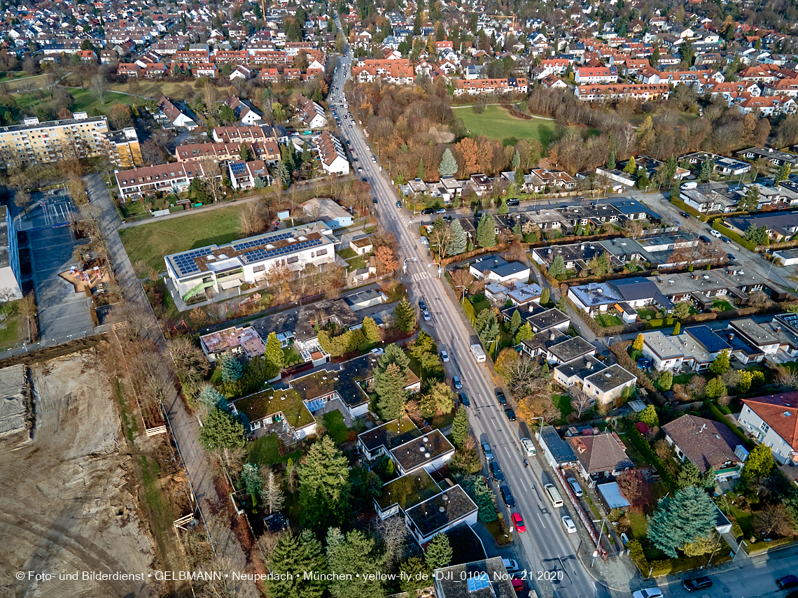 21.11.2020 - Bauplatz der Grundschule in Neuperlach in München